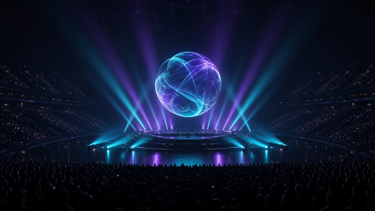 Arena sphere used as the visual mark of the 2026 circuit